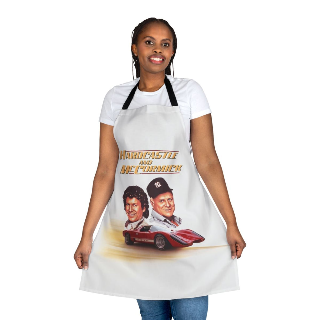Hardcastle and McCormick inspired retro TV show apron
