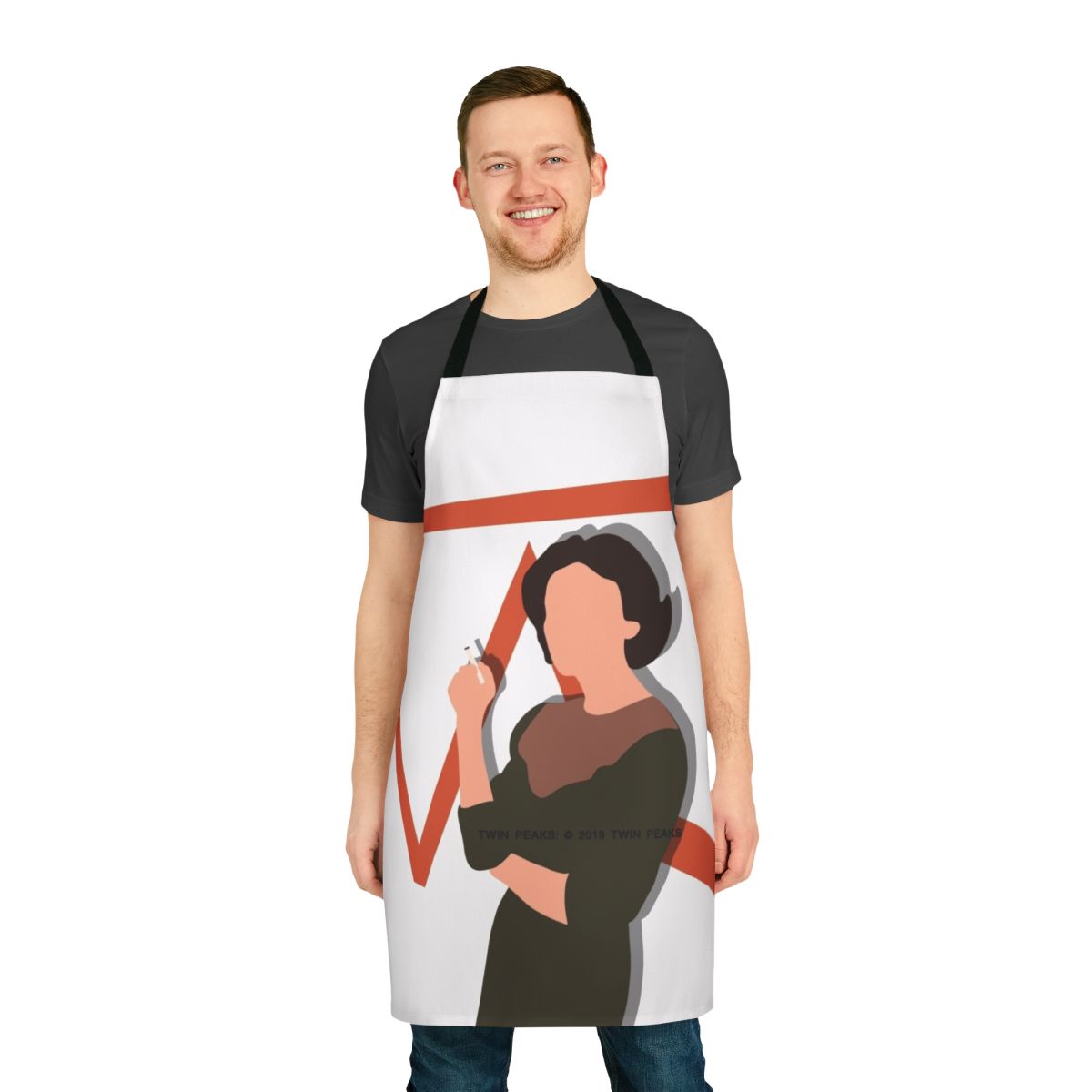 Vintage-style apron featuring the iconic character Audrey Horne from the cult classic TV series Twin Peaks