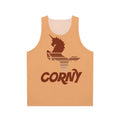 Retro unicorn corny unisex tank top