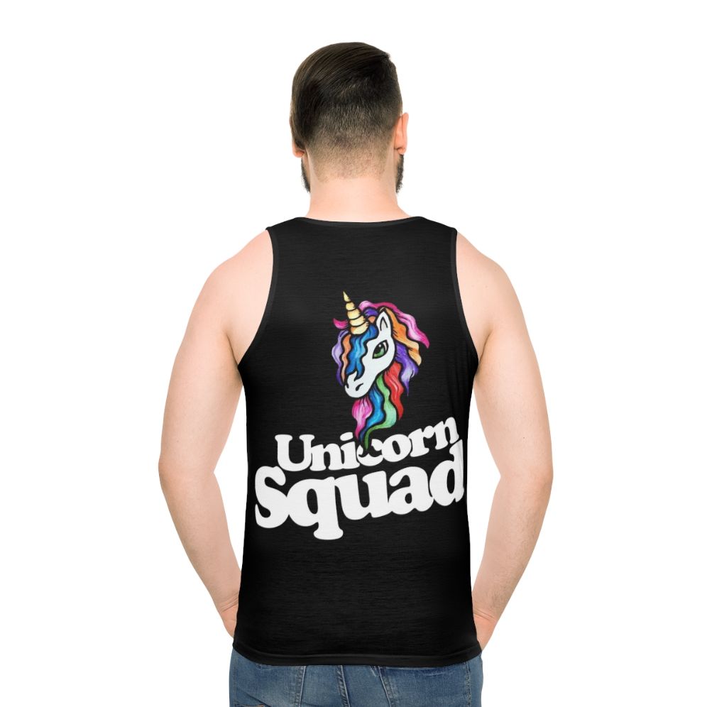 Retro unicorn squad unisex tank top