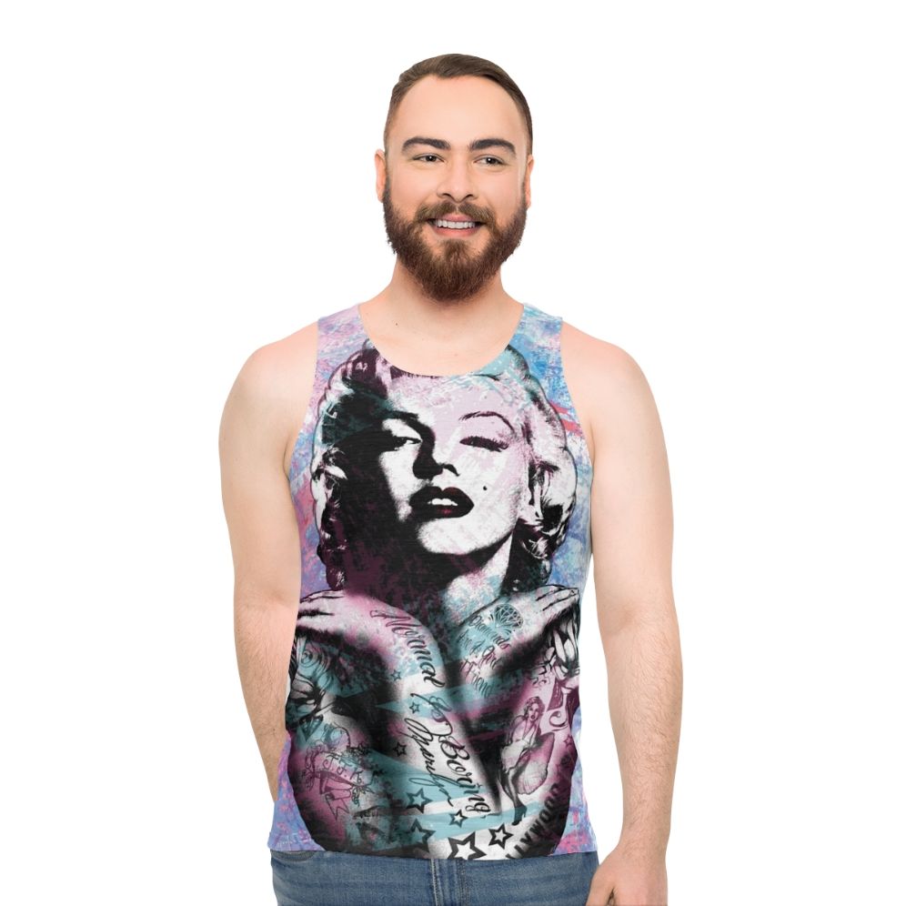 Retro unisex Marilyn tank top