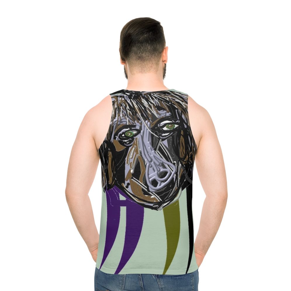 Retro unisex tank top with Pan Am inspired design