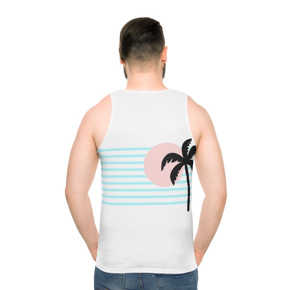 Retro unisex tank top for summer beach parties
