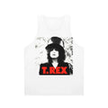 Unisex tank top featuring 70s music inspired design