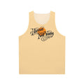 Retro unisex tank top with vintage band graphic