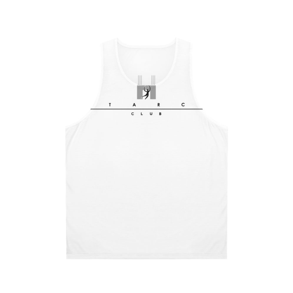 Retro unisex tank top with avant garde 80s design