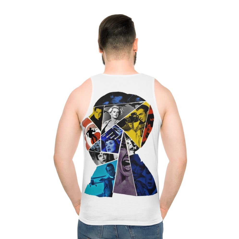 Retro unisex tank top featuring classic cinema designs