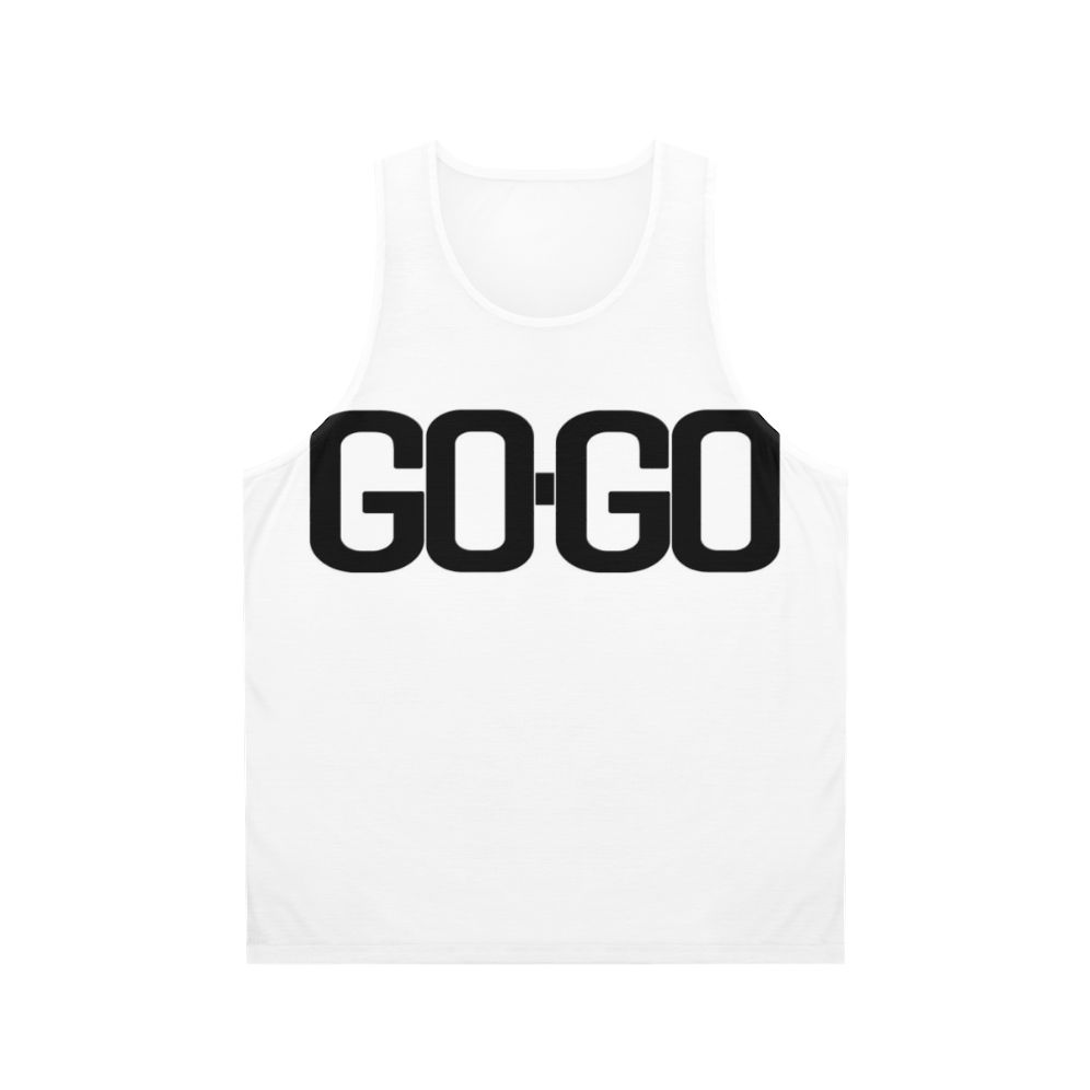 Retro unisex tank top with George Michael inspired design