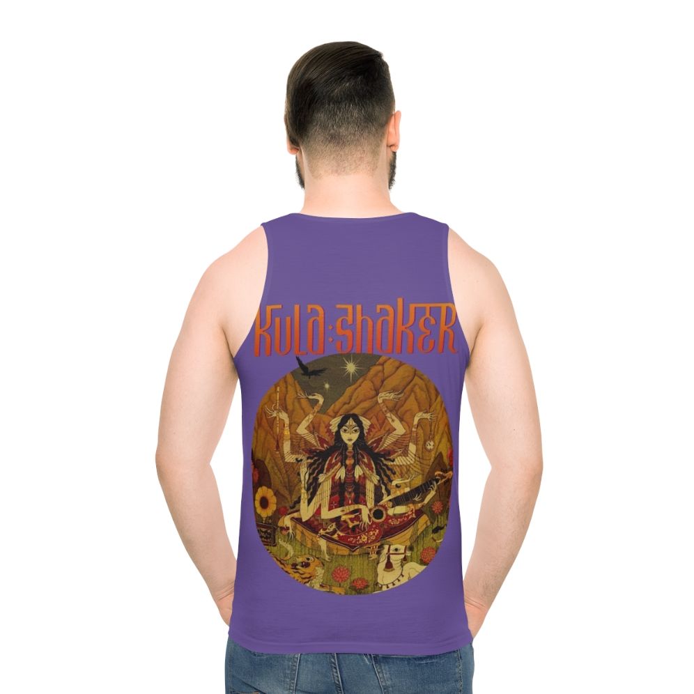 Retro Unisex Tank Top with Indie Hindi Music Graphic