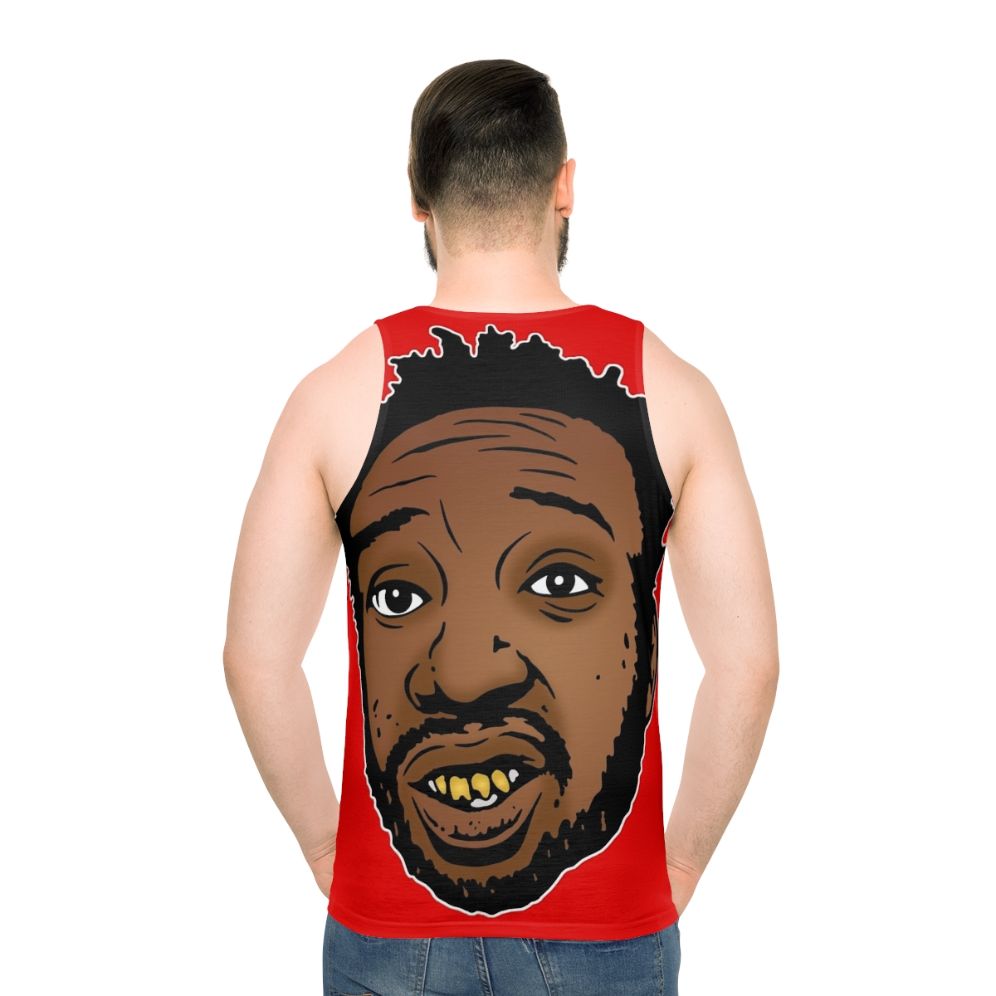 Retro unisex tank top with hip hop inspired design