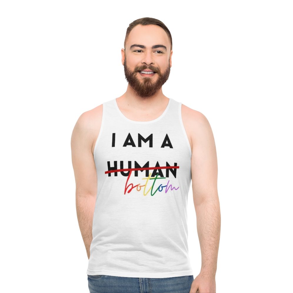 Retro unisex tank top with Pan Am airline logo