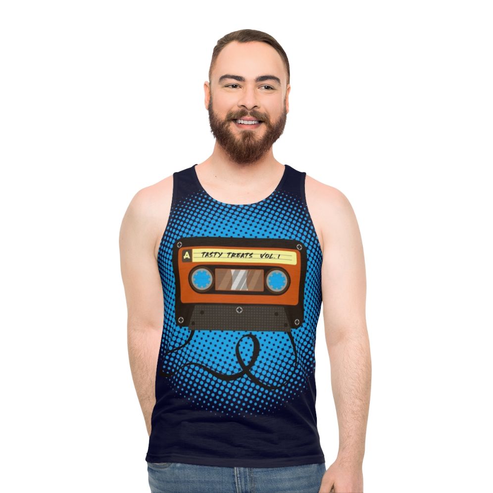 Retro Unisex Tank Top with Tasty Treats Vol 1 Graphic