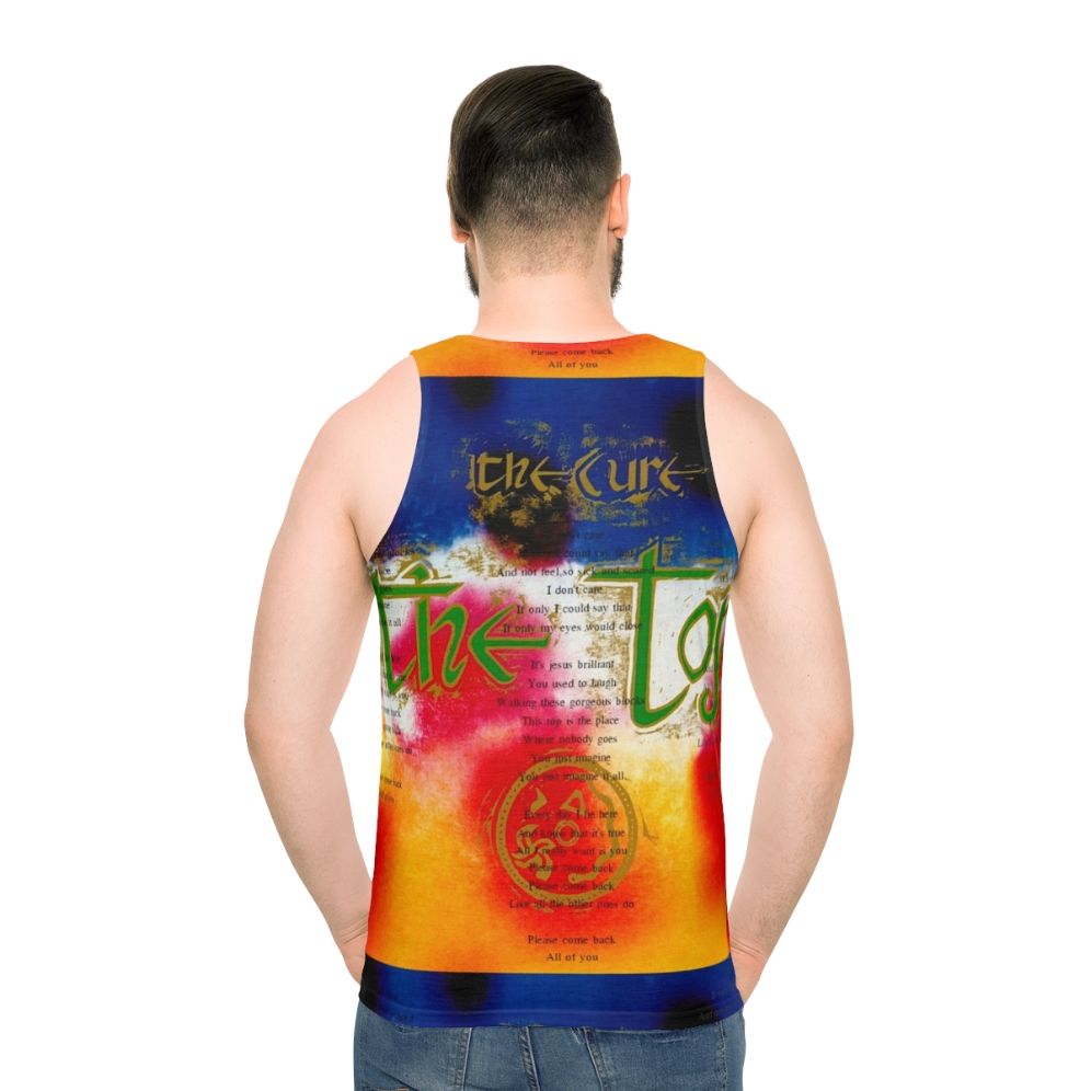 Retro unisex tank top with The Top Please Come Back graphic