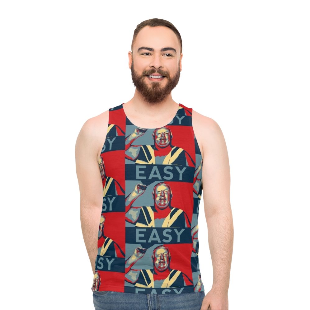 Retro unisex wrestling tank top