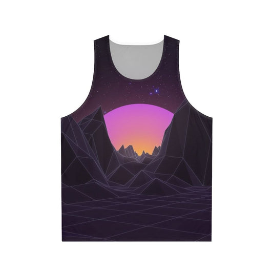 Retro Vaporwave Unisex Tank Top