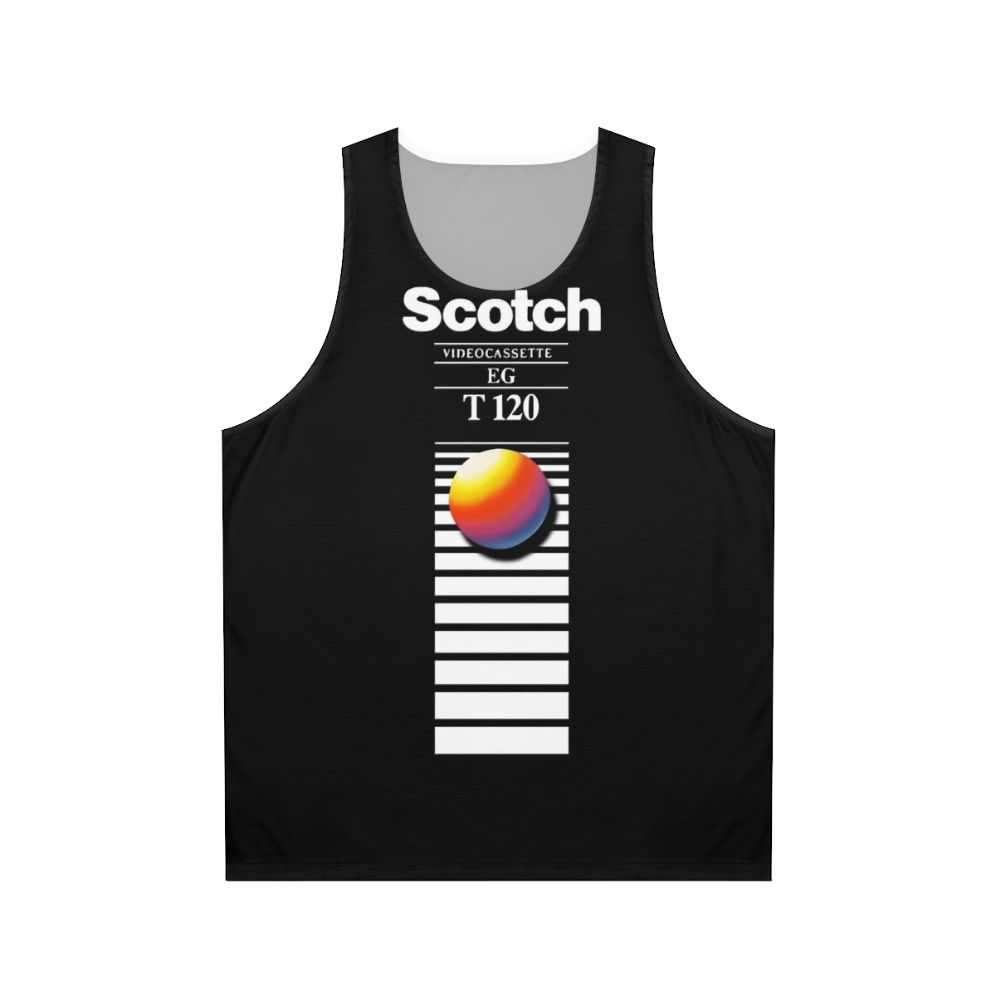 Retro Vaporwave VHS Tape Aesthetic Unisex Tank Top