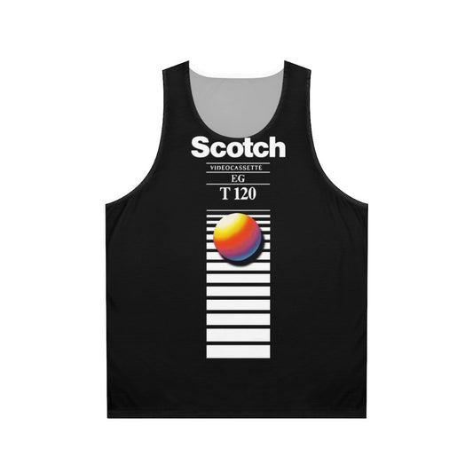 Retro Vaporwave VHS Tape Aesthetic Unisex Tank Top