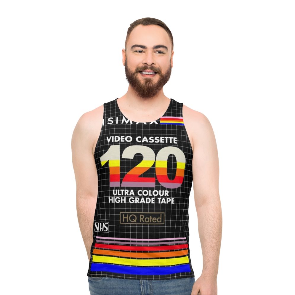 Retro VHS Cassette Unisex Tank Top