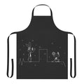 Retro-style gaming apron with Vibri design, inspired by classic PlayStation games