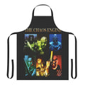 Retro-inspired apron featuring the Chaos Engine video game logo and pixel art design