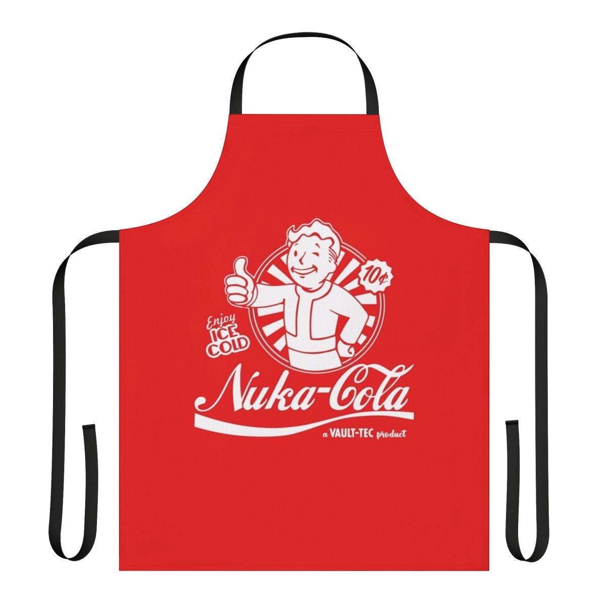 Nuka Cola themed apron inspired by the Fallout video game series