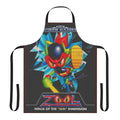 Retro-styled apron featuring a Zool video game inspired design