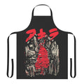 Retro anime-inspired apron with futuristic cyberpunk design