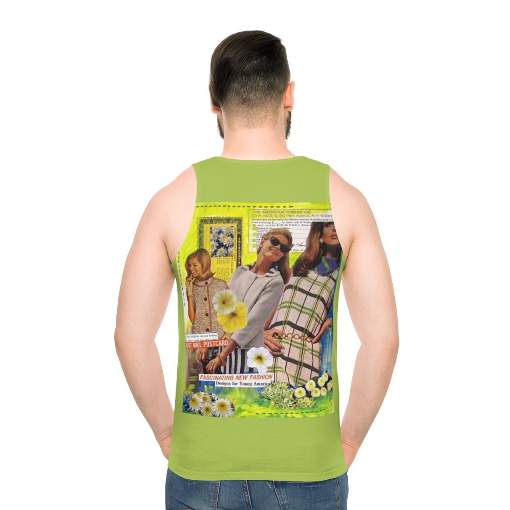 Retro Vintage Collage Unisex Tank Top