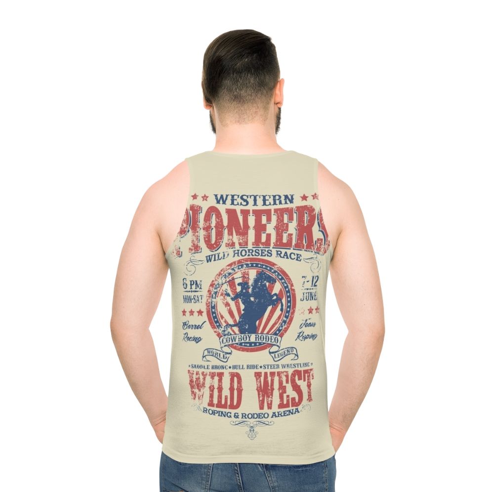Retro Western Unisex Tank Top