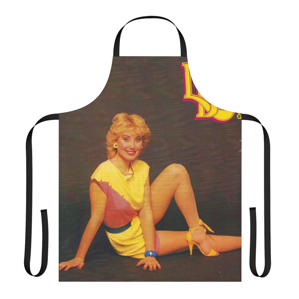 Yugoslovenka-inspired kitchen apron with classic album art design