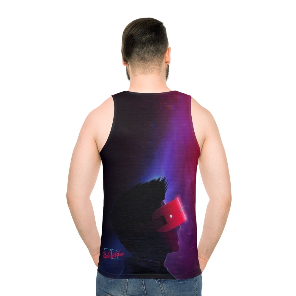 Retrowave VR Guy Unisex Retro Tank Top
