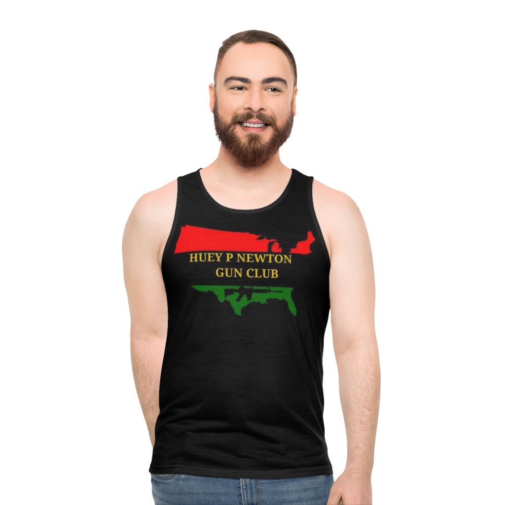 Revolutionary Black Panther Huey P Newton Unisex Tank Top