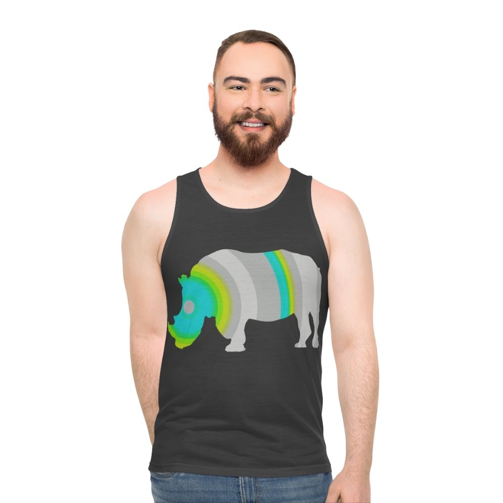 Rhinoceros Legendary Animals Unisex Tank Top