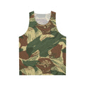 Rhodesian Brushstroke Camouflage Unisex Tank Top