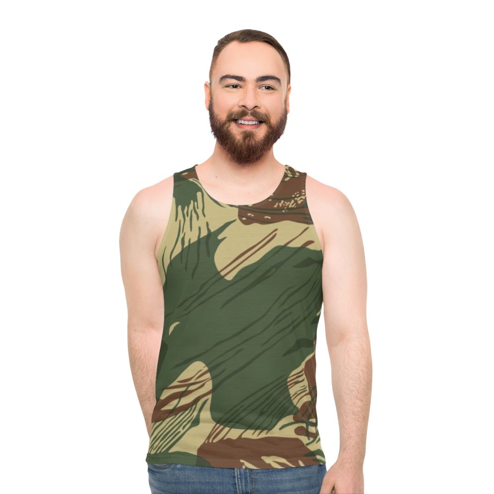 Rhodie Bushstroke Camo Unisex Tank Top