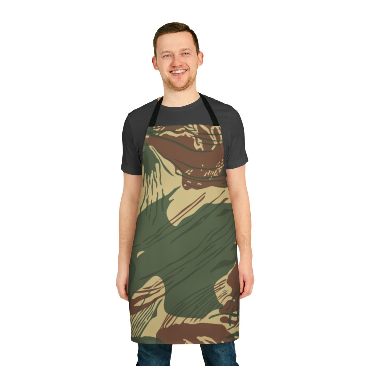 Rhodie Bushstroke Camo Apron - Military-Inspired Cooking Accessory