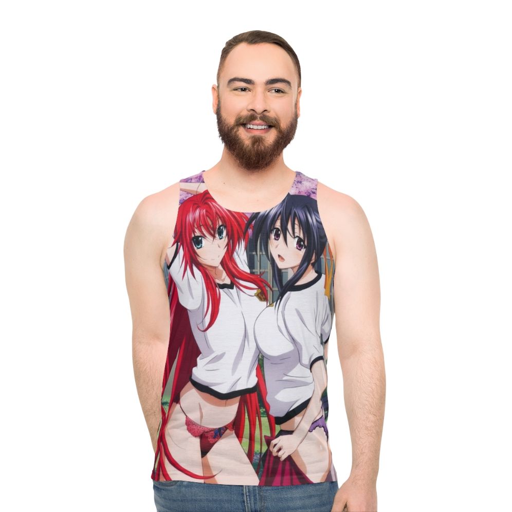 Rias and Akeno Anime Highschool DxD Unisex Tank Top