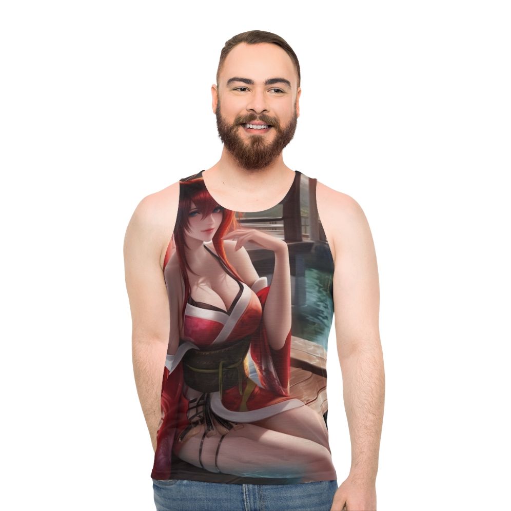 Anime hot spring inspired Rias Gremory tank top
