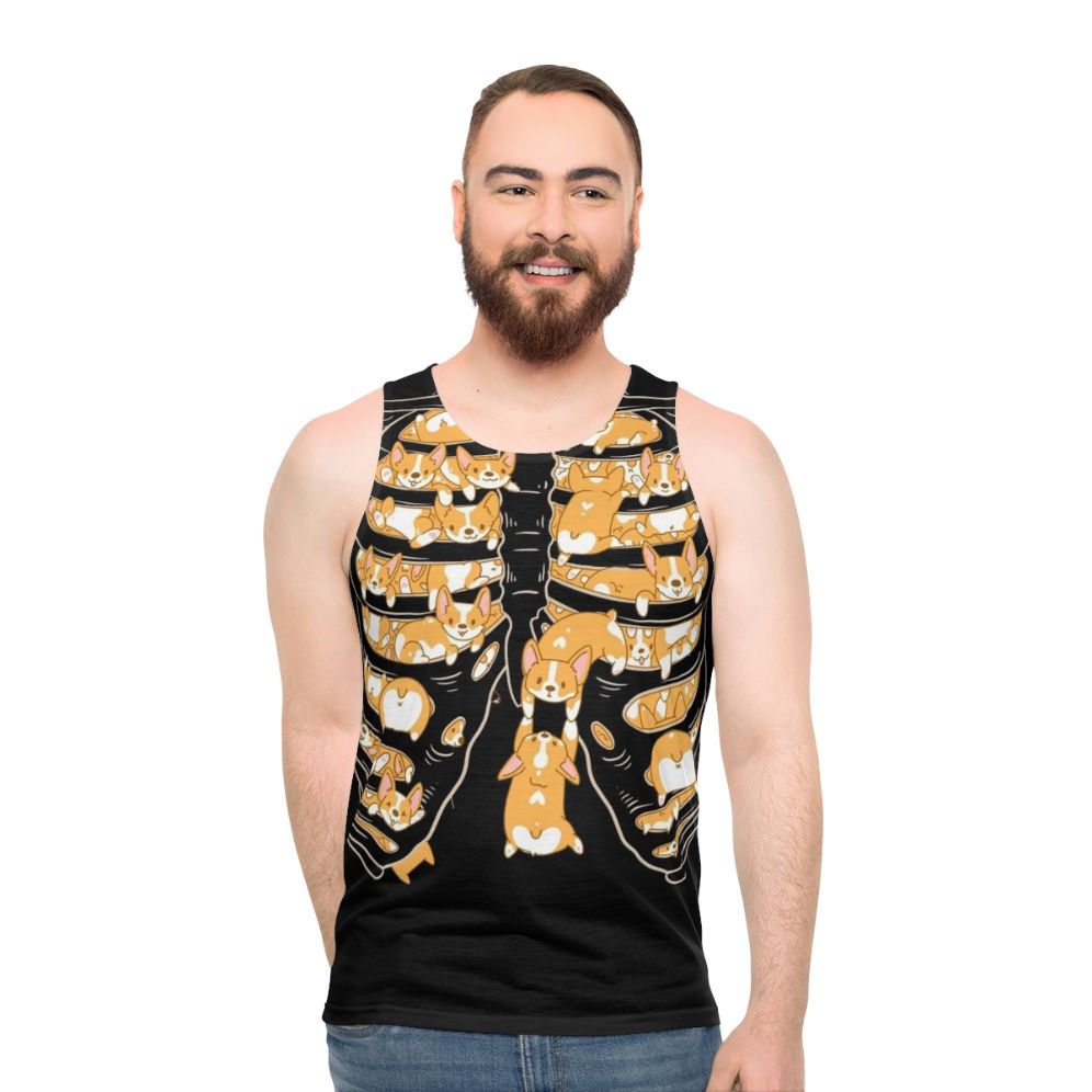 Ribcage of Corgis Unisex Tank Top