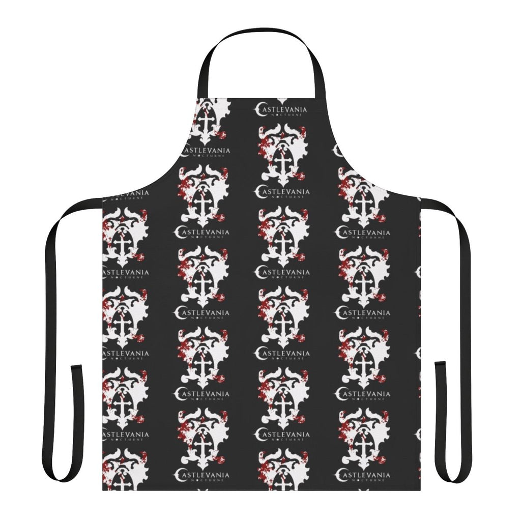 Richter Belmont Nocturne inspired apron with Castlevania Netflix design
