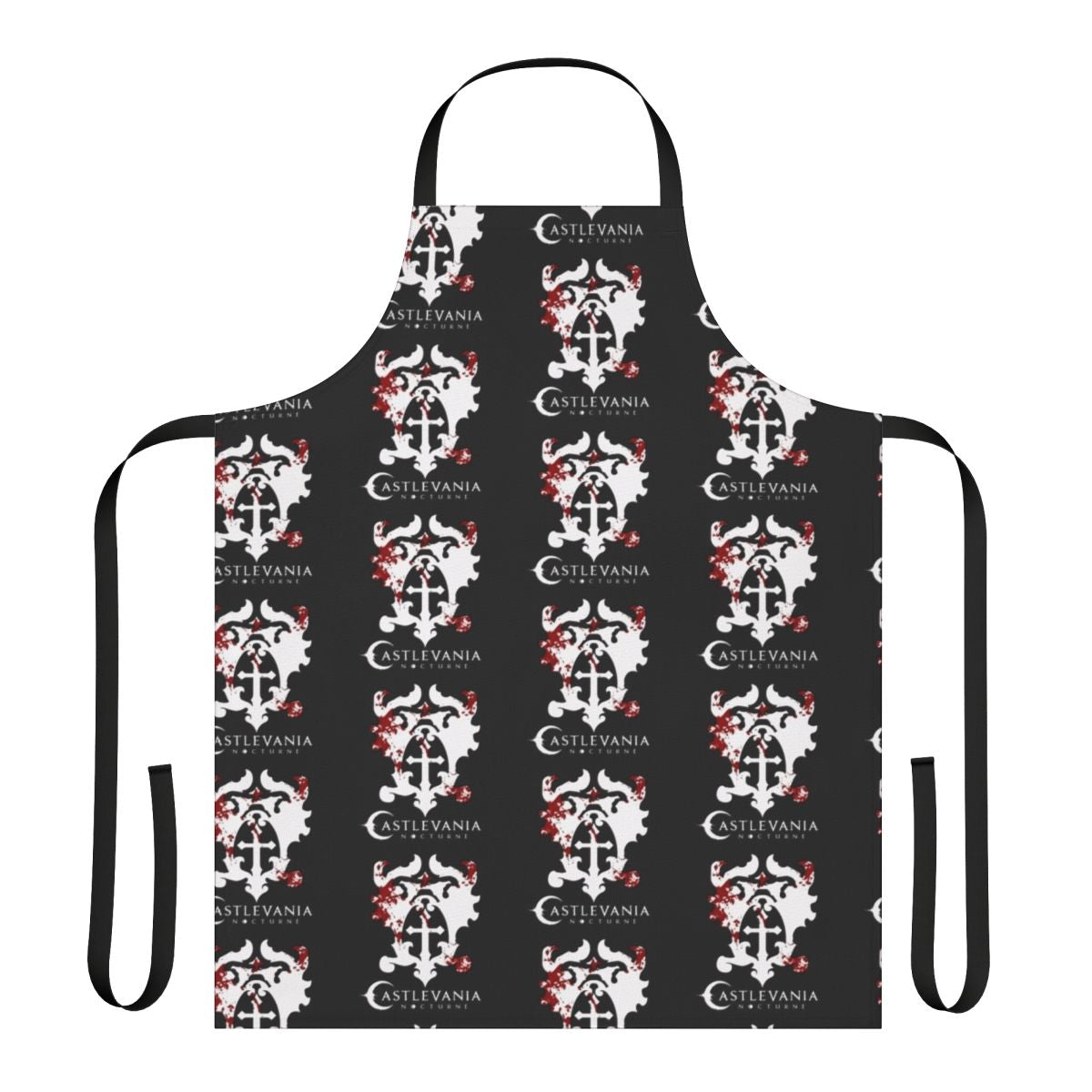 Richter Belmont Nocturne inspired apron with Castlevania Netflix design