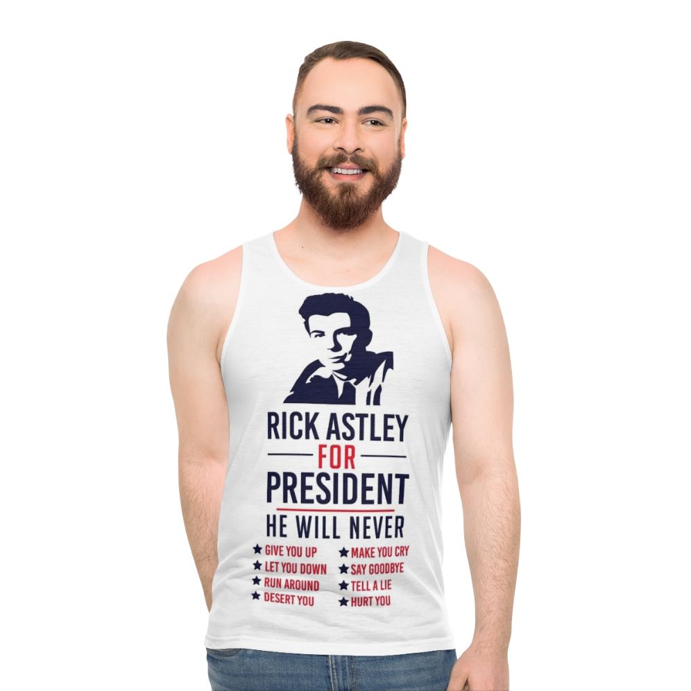 Rick Astley for President Unisex Tank Top