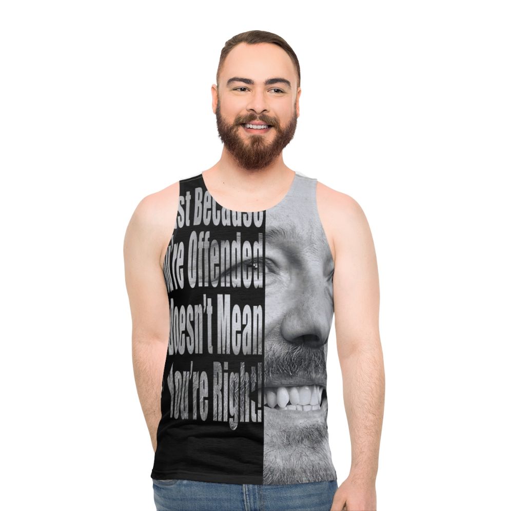 Ricky Gervais "You're Wrong" Unisex Comedy Tank Top
