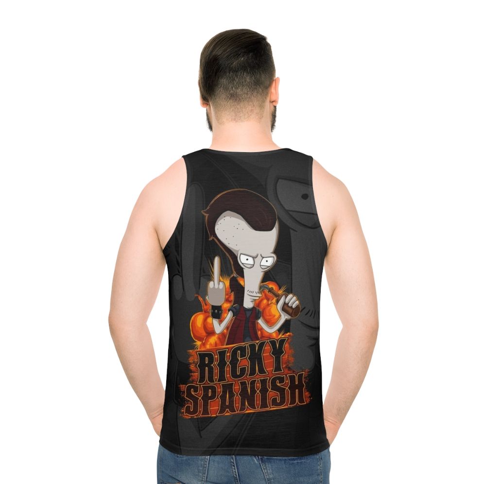 Ricky Spanish Unisex American Dad Tank Top