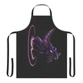 A dark, fantasy-themed apron featuring the Riftstalker from the video game Dauntless