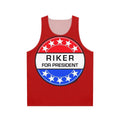 Riker For President Unisex Science Fiction Tank Top