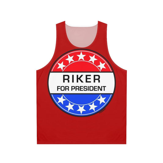 Riker For President Unisex Science Fiction Tank Top