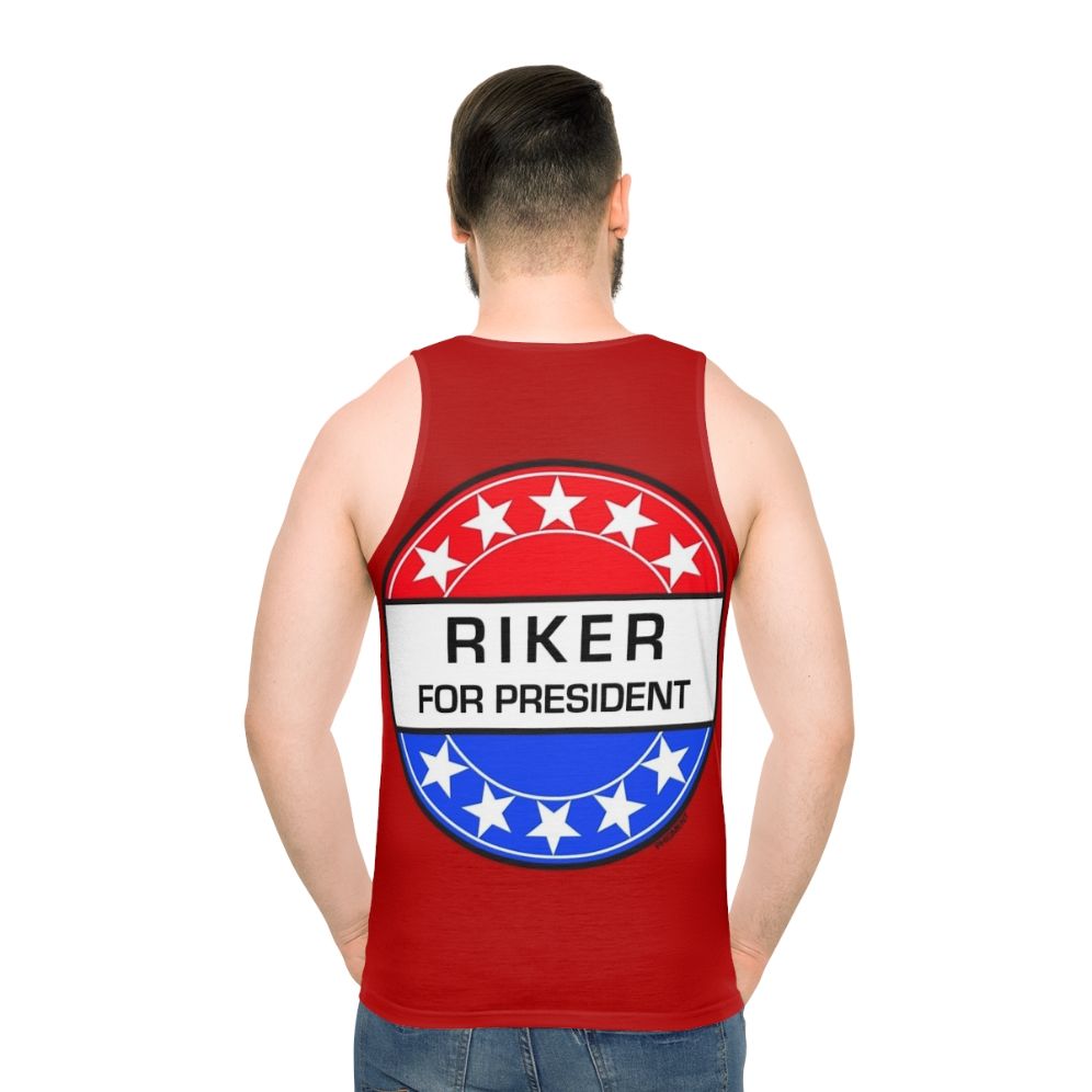 Riker For President Unisex Science Fiction Tank Top