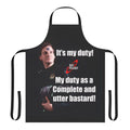 Rimmer-themed apron with text "It's My Duty"