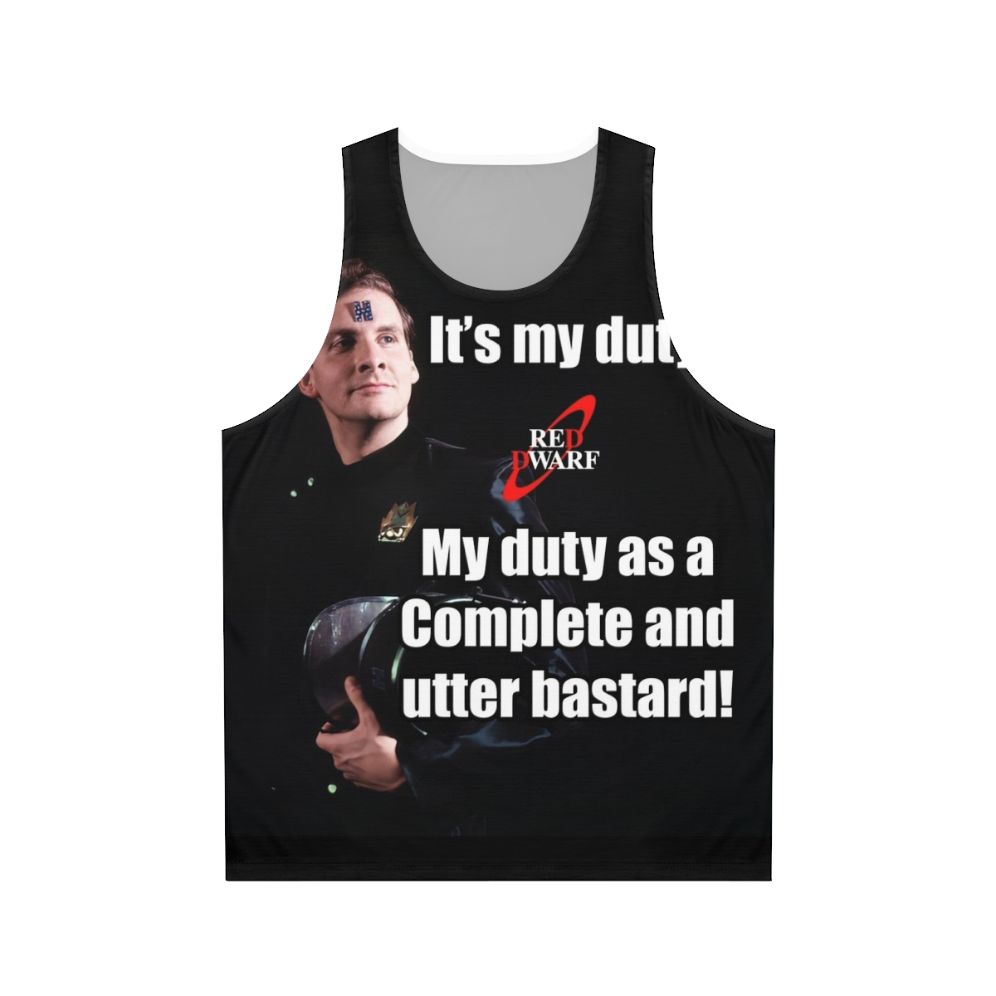 Rimmer's Duty Unisex Science Fiction Tank Top